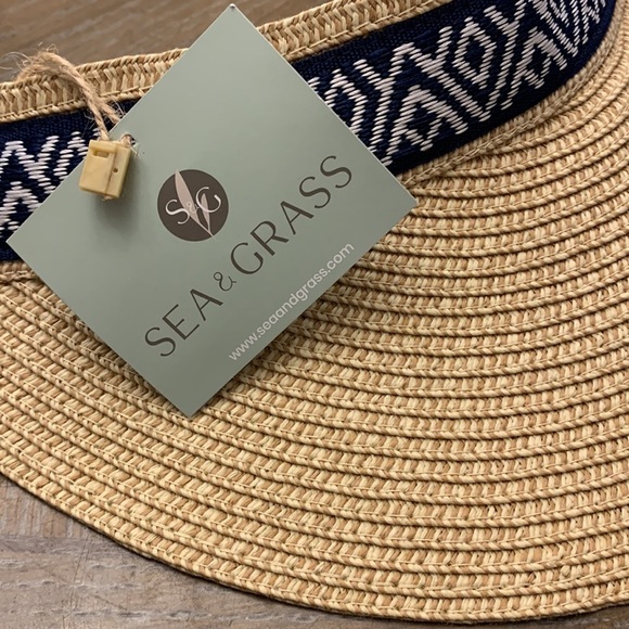 SEA & GRASS Packable visor one size new with tags